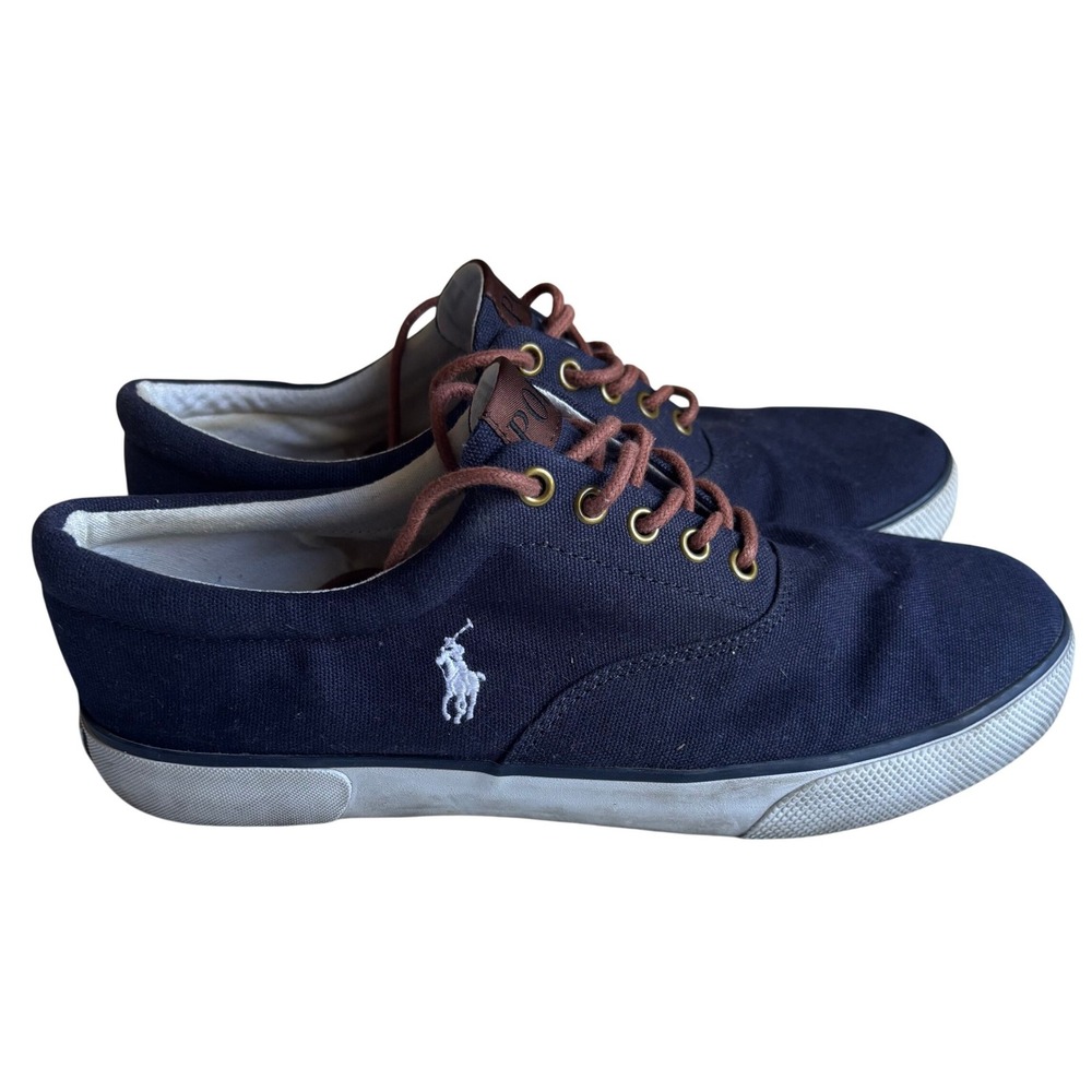 Polo Ralph Lauren Forestmont II Shoes Size 10.5D Lace Up Casual Sneakers Preppy